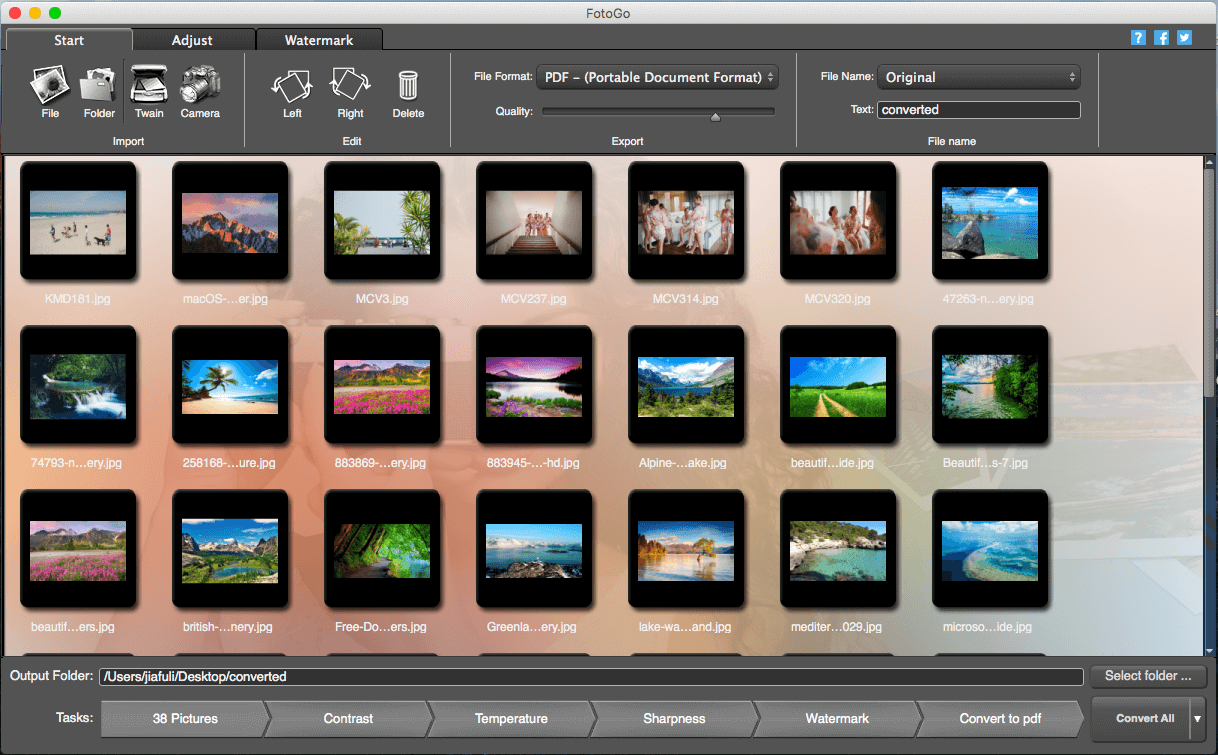 Batch photo editing and processing software