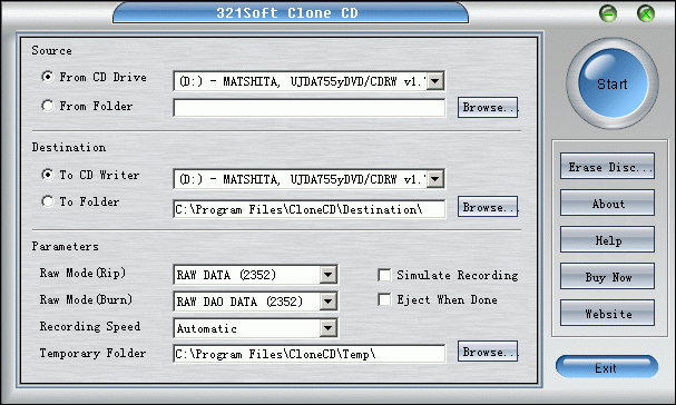 321Soft Clone CD