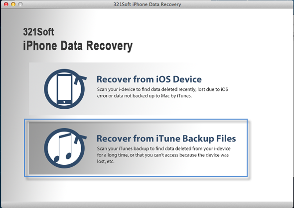 iphone recovery from itunes