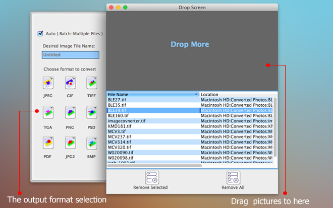 Mac Image Converter Screenshot